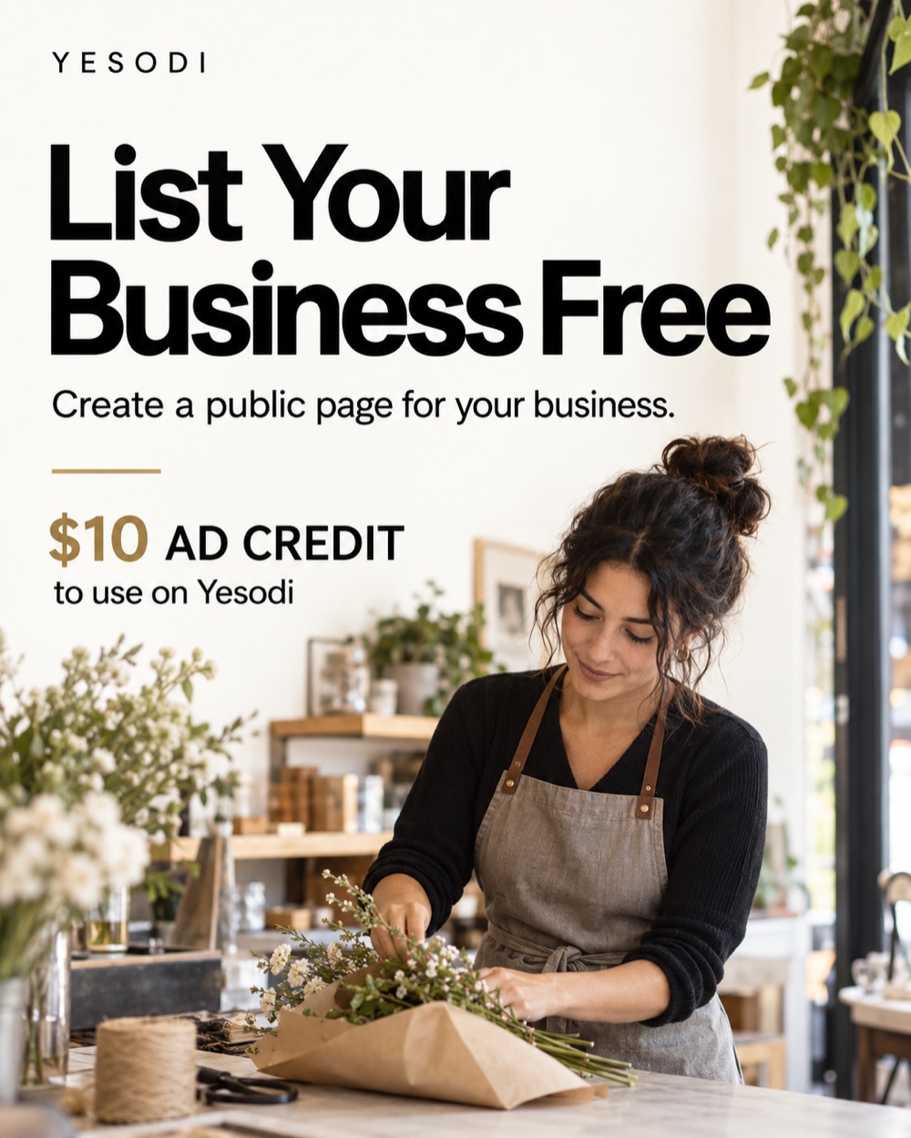 List your business free on Yesodi