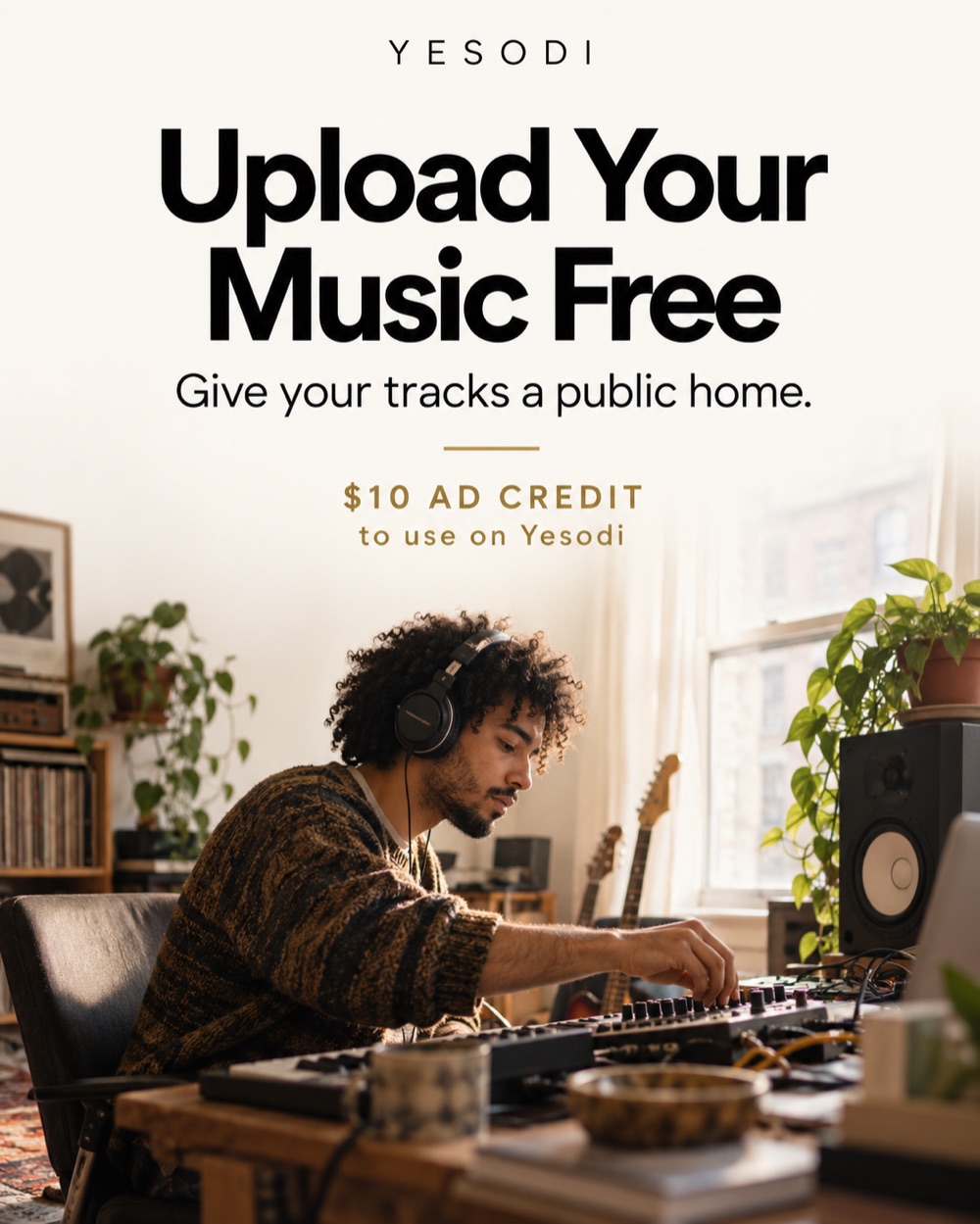 Upload your music free on Yesodi